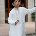 Kid's Sensational Premium Panjabi – White