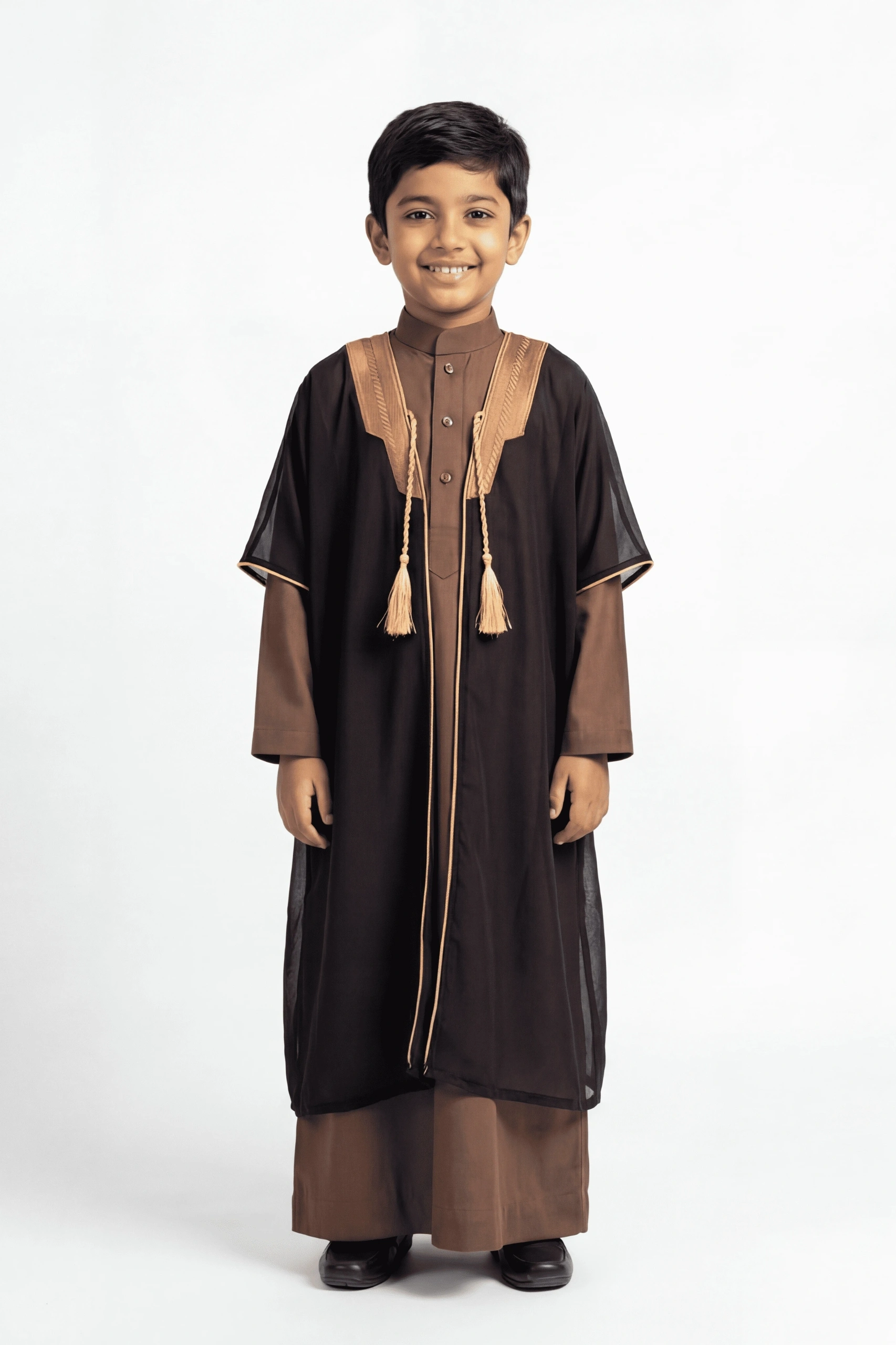 4 Kid Royal Abaya in Black - Image 1